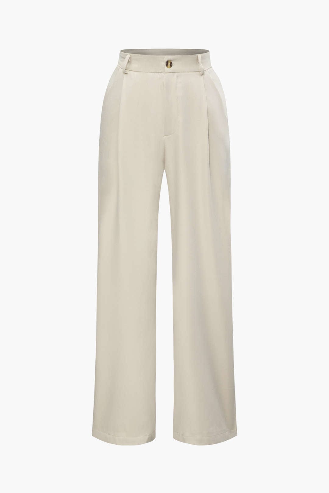 Ensemble Pantalon et Gilet à Revers - Élégance Décontractée