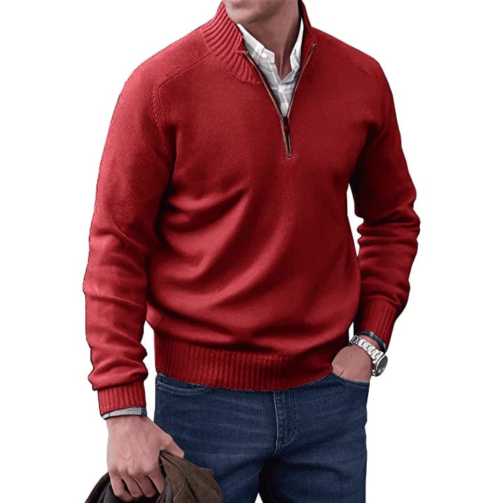 Gaston – Maglione con zip elegante, ideale per un look chic