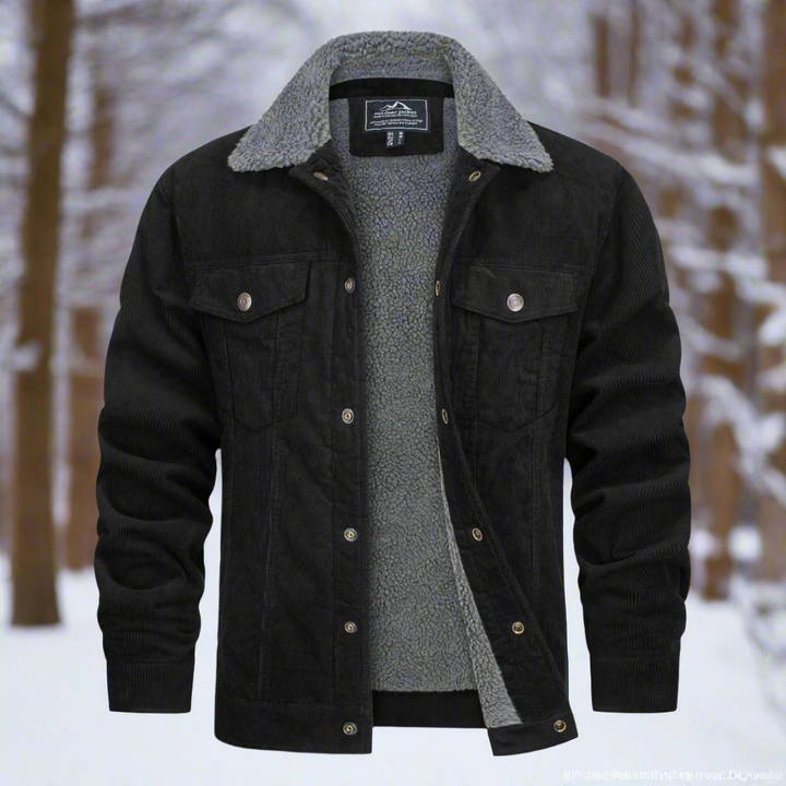 Veste décontractée élégante, coupe-vent et chaude pour hommes
