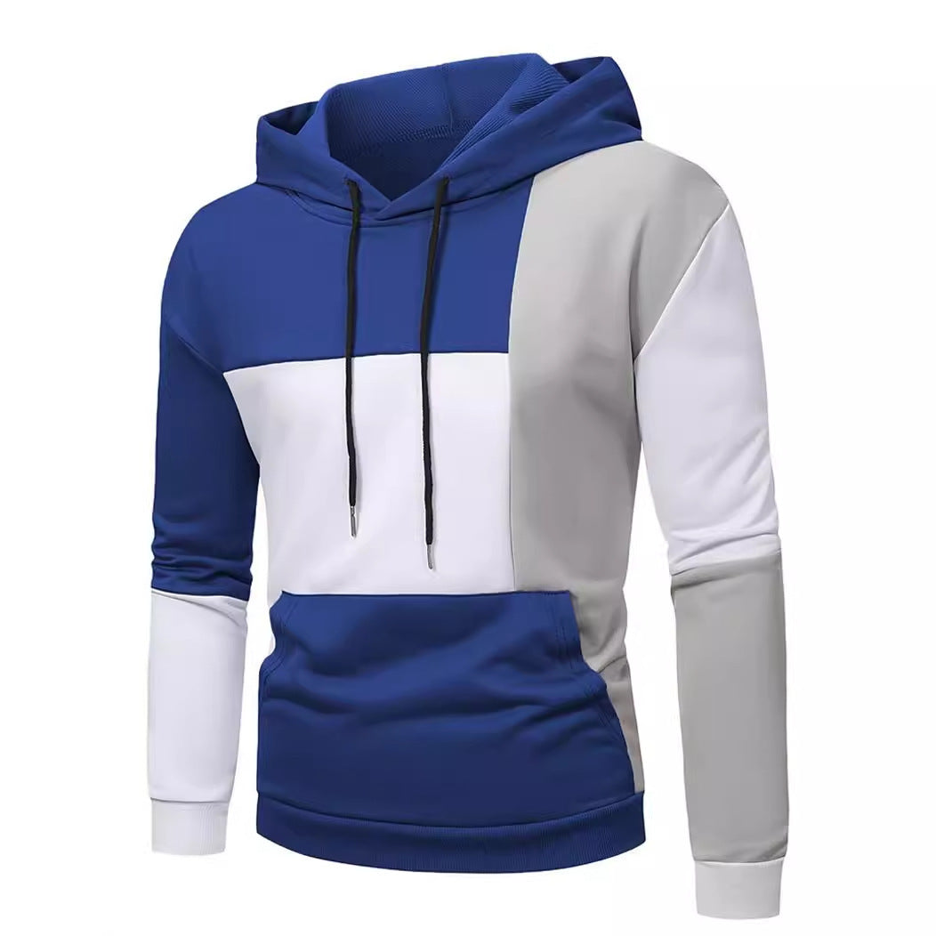 Victor – Bluza z kapturem w kolorowe bloki dla mężczyzn, nowoczesny i modny styl