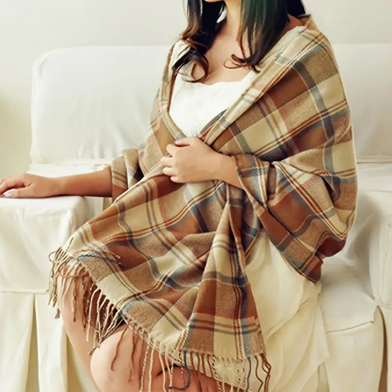 Coleen Cashmere Scarf | Warm and Elegant for Autumn