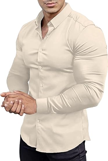 Men's Slim-Fit Shirt Spring 2025 – Wrinkle-Free – David