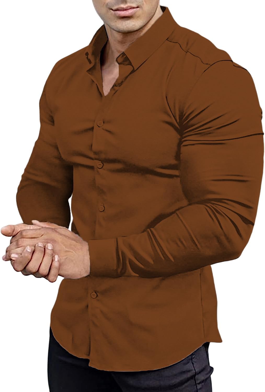 Men's Slim-Fit Shirt Spring 2025 – Wrinkle-Free – David