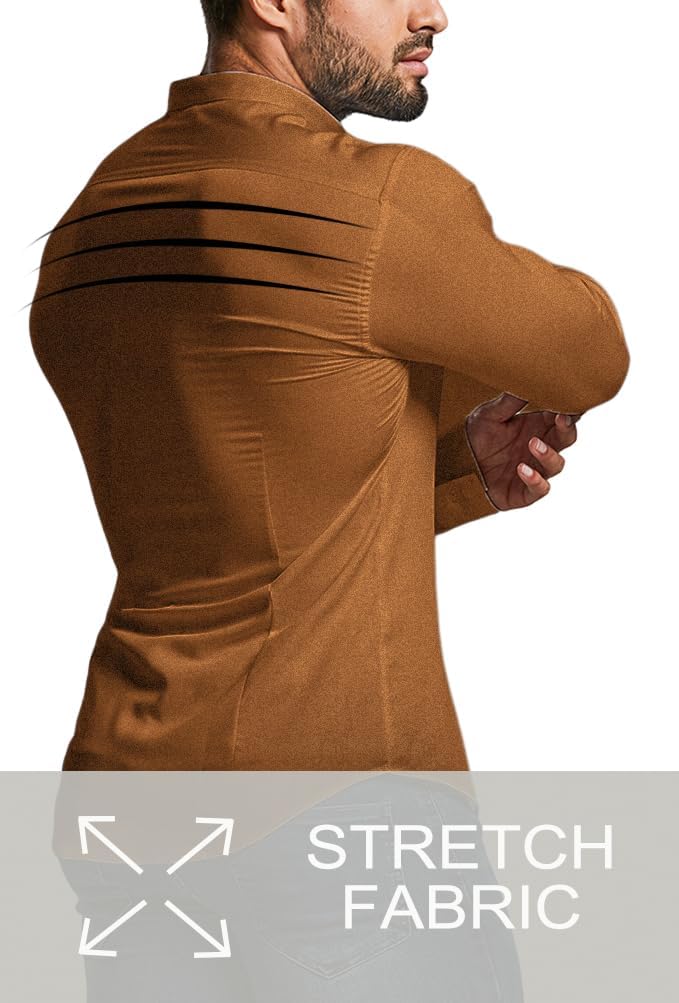 Men's Slim-Fit Shirt Spring 2025 – Wrinkle-Free – David