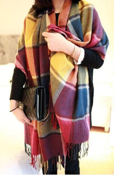 Coleen Cashmere Scarf | Warm and Elegant for Autumn