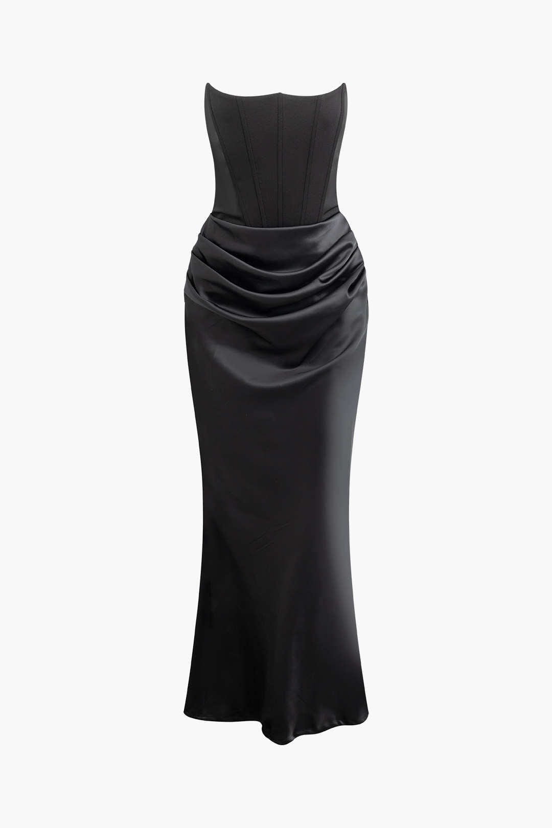 Robe de soirée longue en forme de sirène.