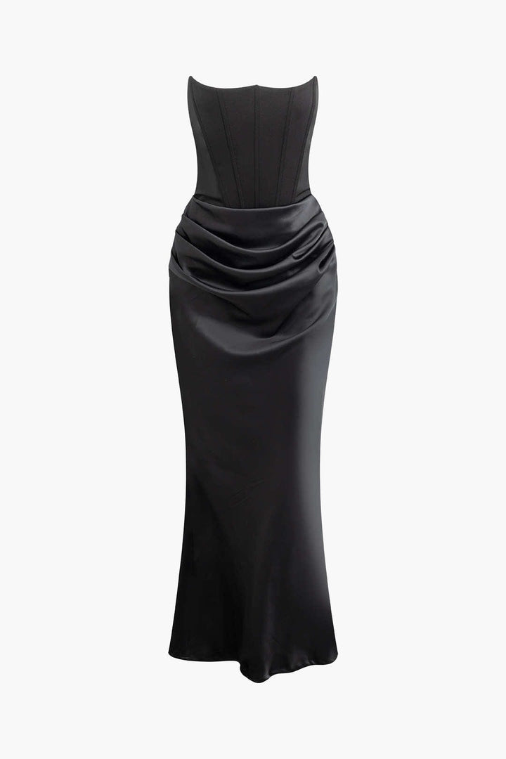 Robe de soirée longue en forme de sirène.
