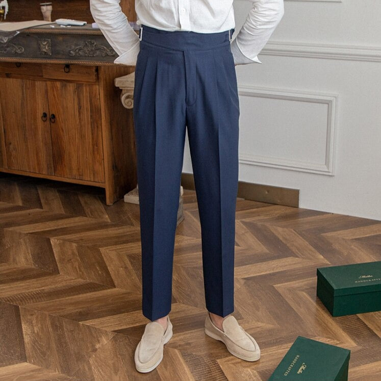 Epikouros | Pantaloni alla moda con fibbia per uomo