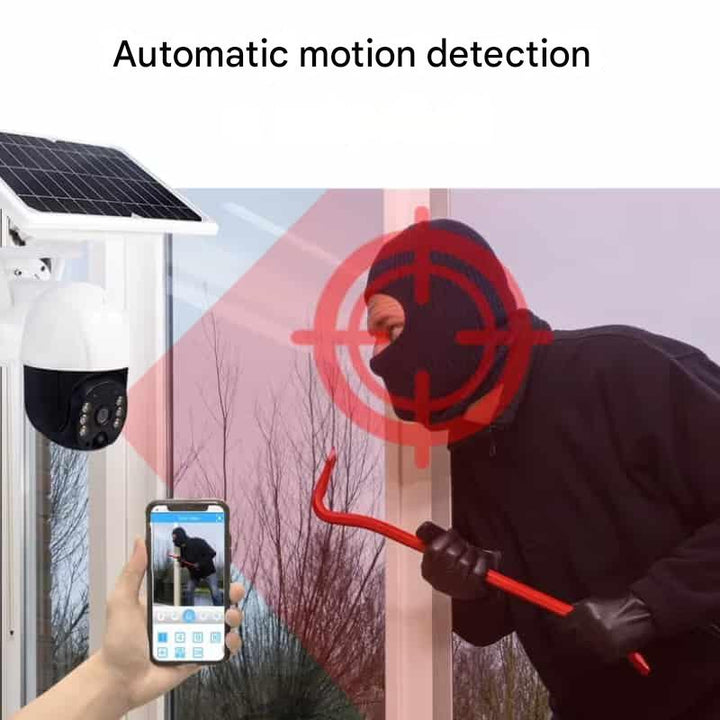 4K Wireless Security Camera with Solar Panel – DualGuard 4K High Definition