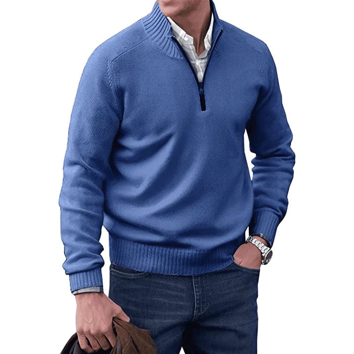 Gaston – Maglione con zip elegante, ideale per un look chic