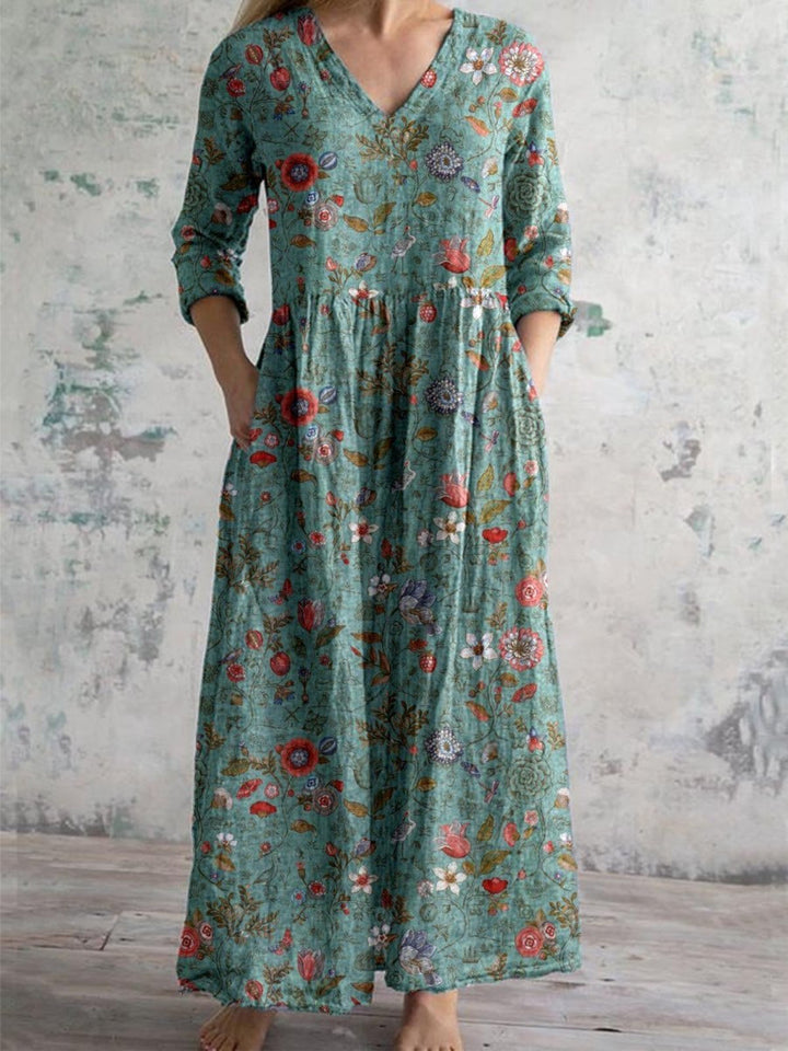Robe d'Été Élégante en Coton Léger pour Femmes – Idéale pour les Sorties Estivales et les Occasions Décontractées