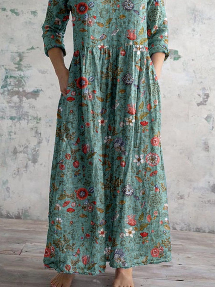 Robe d'Été Élégante en Coton Léger pour Femmes – Idéale pour les Sorties Estivales et les Occasions Décontractées