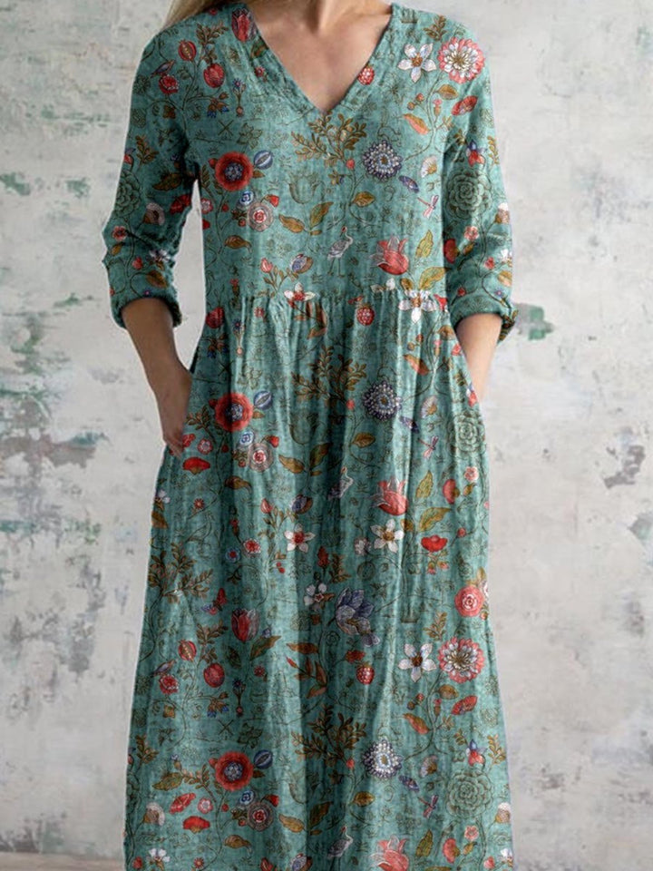 Robe d'Été Élégante en Coton Léger pour Femmes – Idéale pour les Sorties Estivales et les Occasions Décontractées