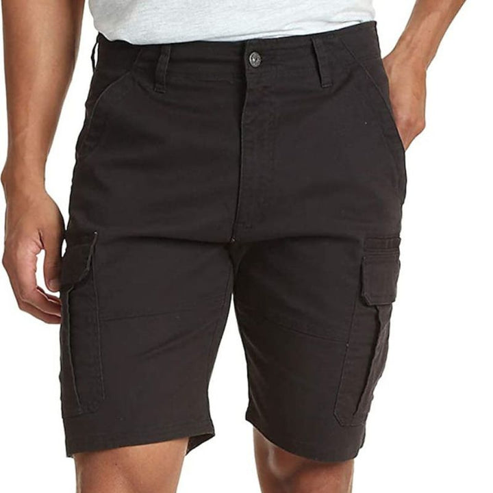 Short cargo homme coupe droite – Léger, pratique, idéal pour été, ville et outdoor