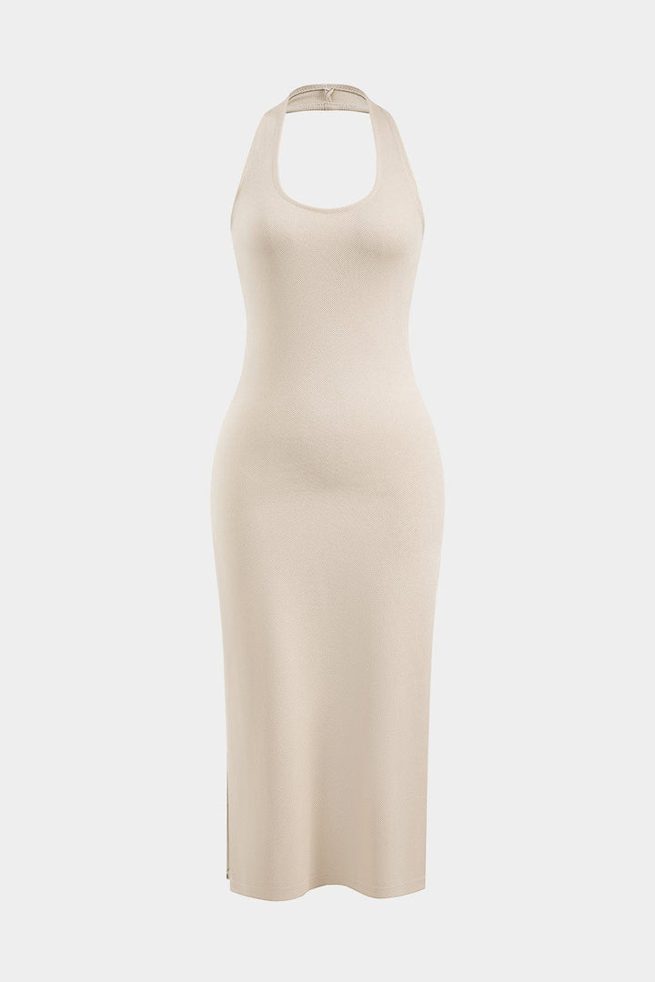 Robe Dos Nu à Capuche - Confort et Élégance Décontractée