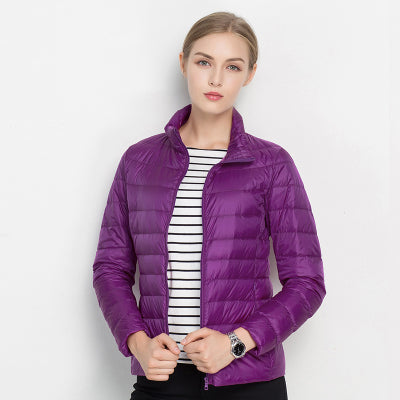 Veste en duvet légère et imperméable pour l'automne 2025 - Élégance urbaine