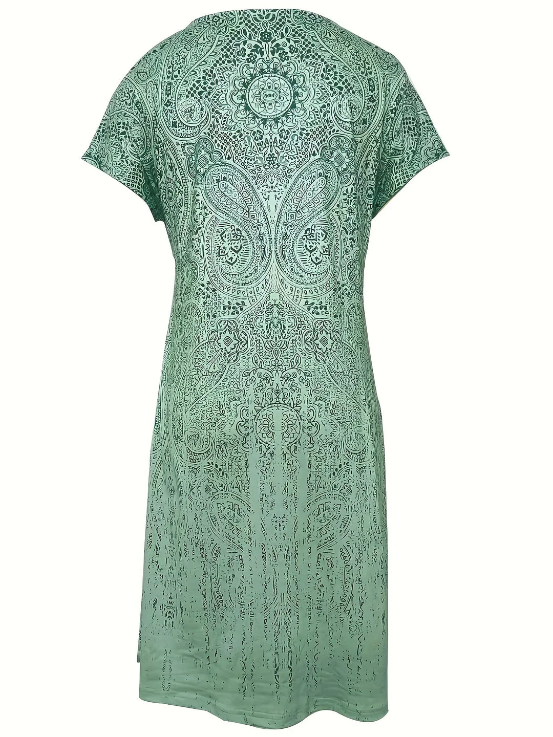 Sommer Strandkleid mit Print und A-Linien-Schnitt für Damen | Mini