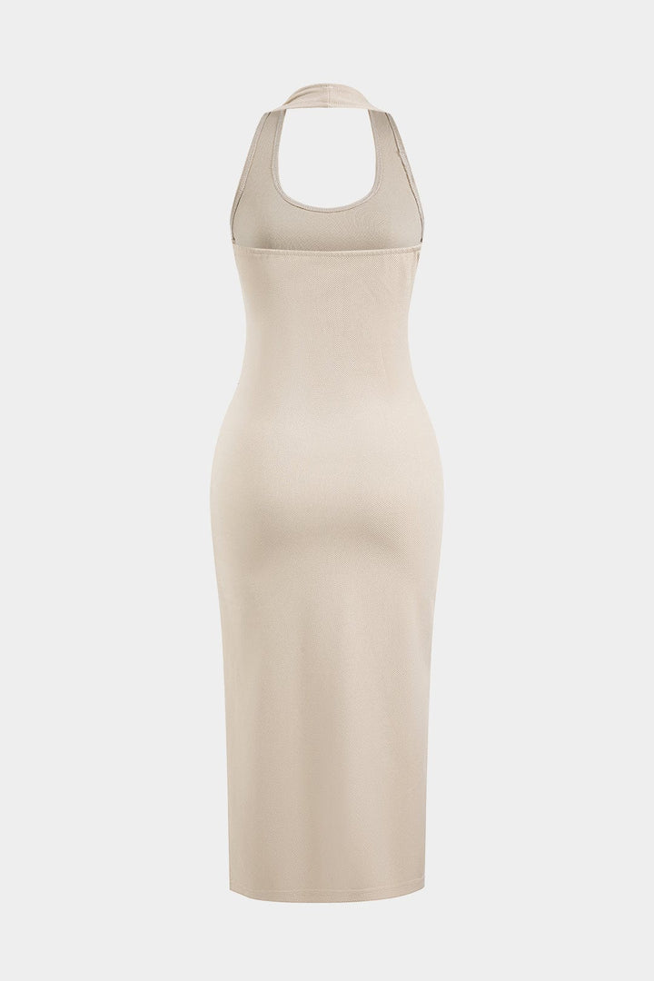 Robe Dos Nu à Capuche - Confort et Élégance Décontractée