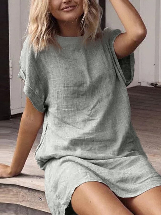 Chesney - Robe ample chic en Lin-Coton