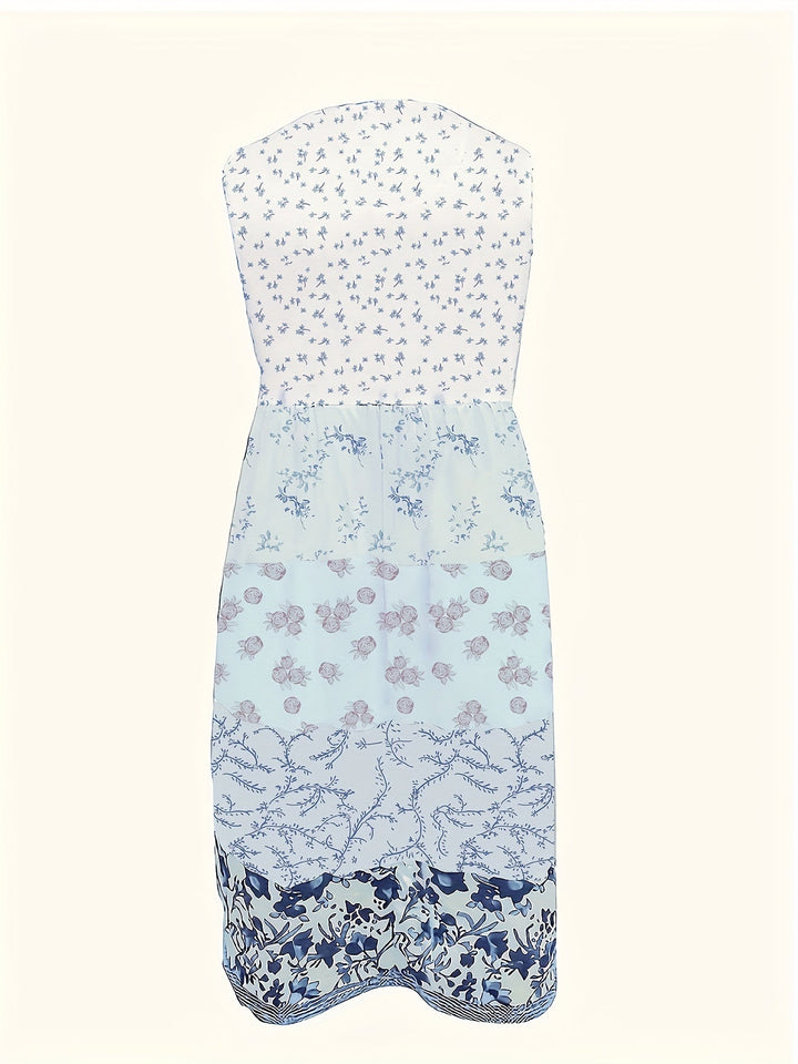 Robe débardeur à imprimé floral - Idéale pour le printemps et l'été