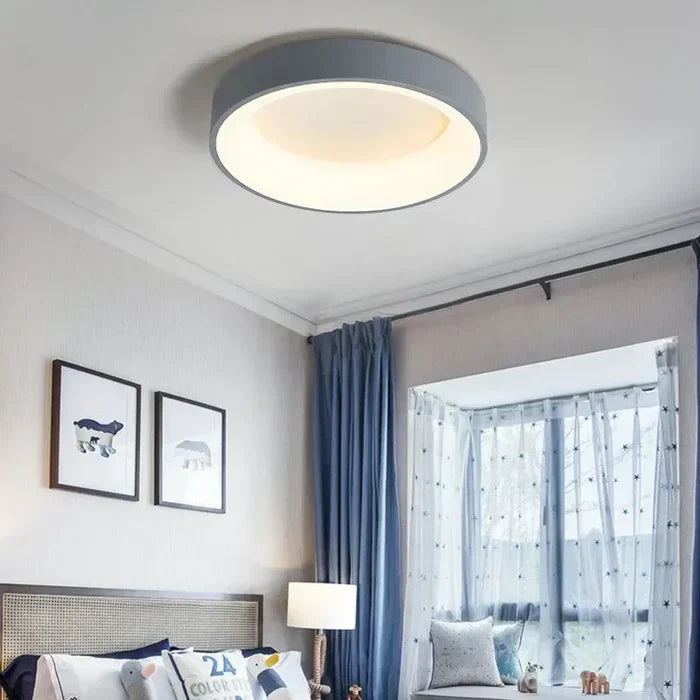 Plafoniera LED Rotonda – Stile Scandinavo, Illuminazione Duratura e Atmosfera Accogliente per la Tua Casa