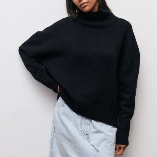 Aline – Pull oversize en coton, élégant et chaud