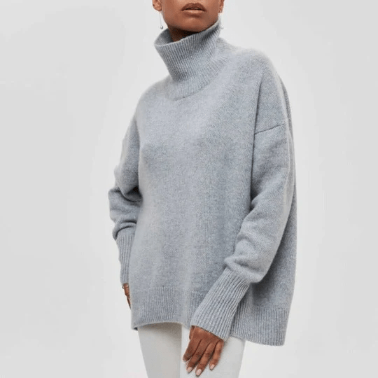 Aline – Pull oversize en coton, élégant et chaud