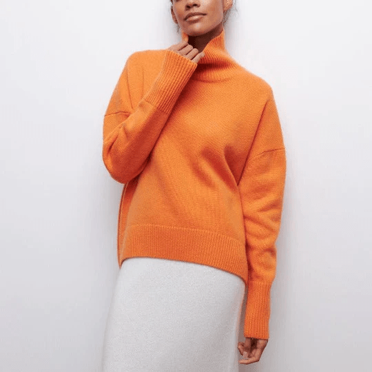 Aline – Pull oversize en coton, élégant et chaud