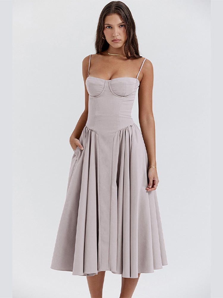 Robe d'été sculptante