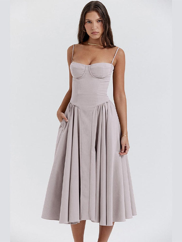 Robe d'été sculptante