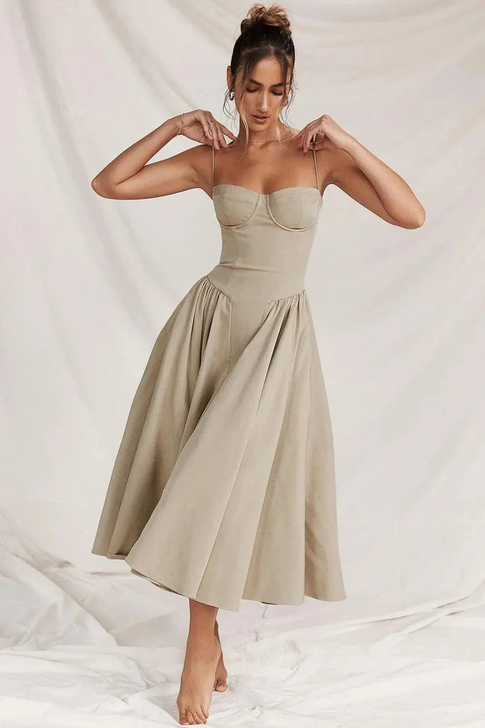 Robe d'été sculptante