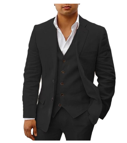 Ensemble en lin 3 pièces pour homme - Matis