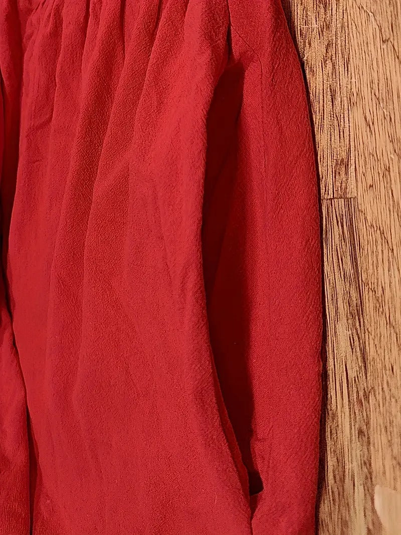 Robe en Lin Premium avec Poches – Élégance Intemporelle et Confort pour Chaque Saison