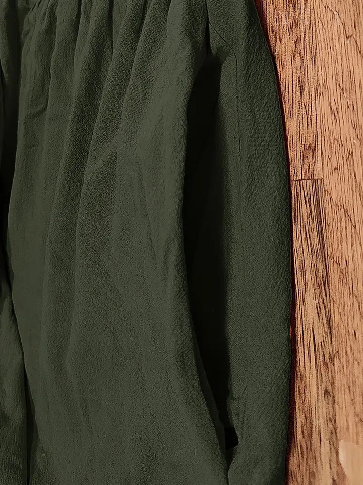 Robe en Lin Premium avec Poches – Élégance Intemporelle et Confort pour Chaque Saison