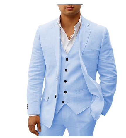 Ensemble en lin 3 pièces pour homme - Matis