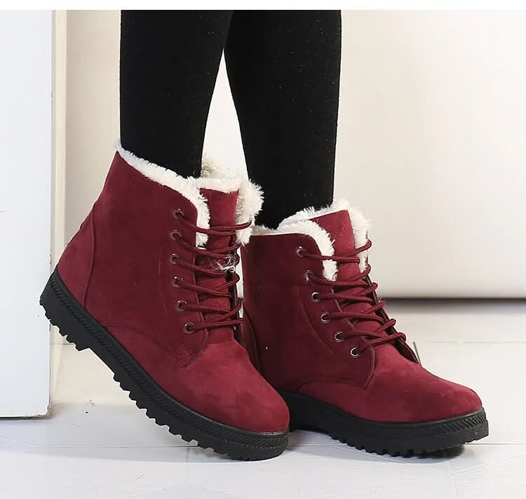 Bottes d'hiver élégantes, chaudes et durables pour femmes