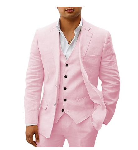 Ensemble en lin 3 pièces pour homme - Matis