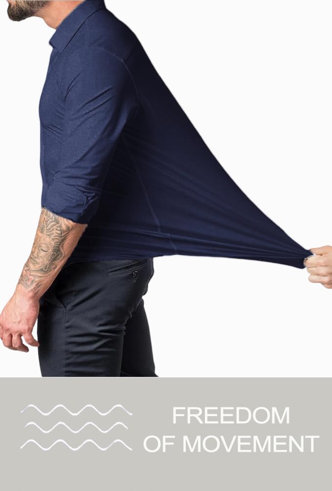 Men's Slim-Fit Shirt Spring 2025 – Wrinkle-Free – David
