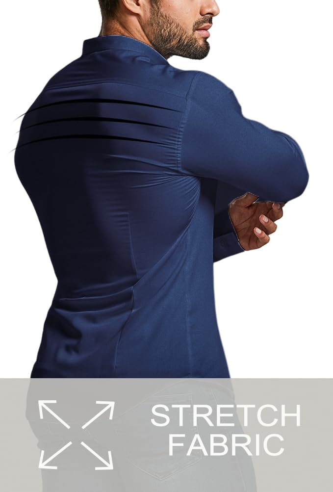 Men's Slim-Fit Shirt Spring 2025 – Wrinkle-Free – David