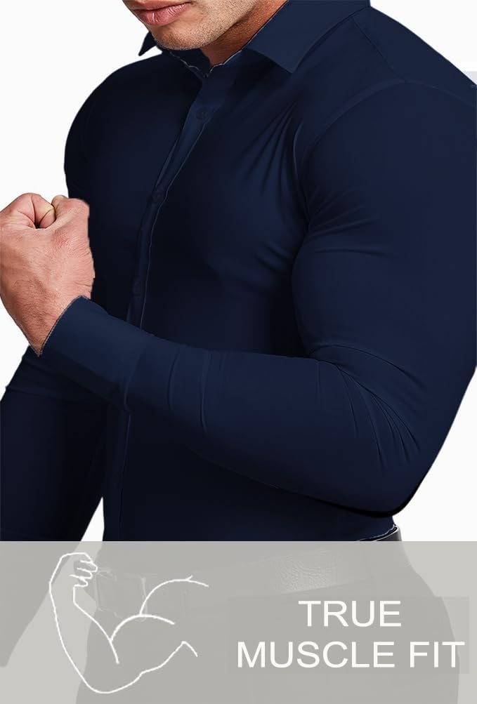 Men's Slim-Fit Shirt Spring 2025 – Wrinkle-Free – David