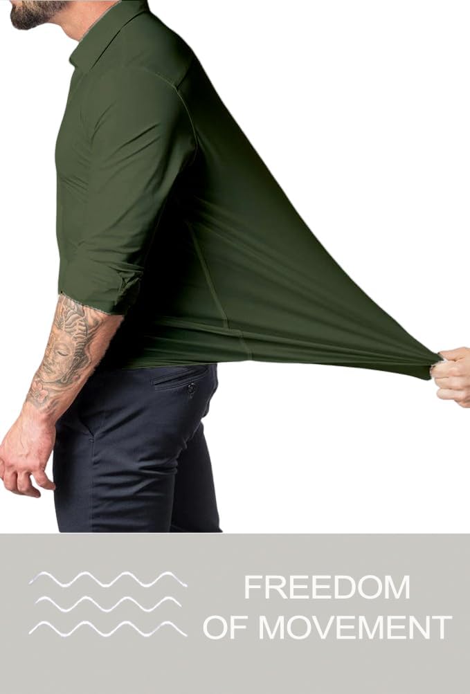 Men's Slim-Fit Shirt Spring 2025 – Wrinkle-Free – David