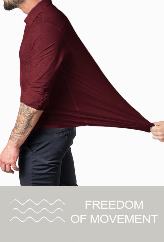 Men's Slim-Fit Shirt Spring 2025 – Wrinkle-Free – David