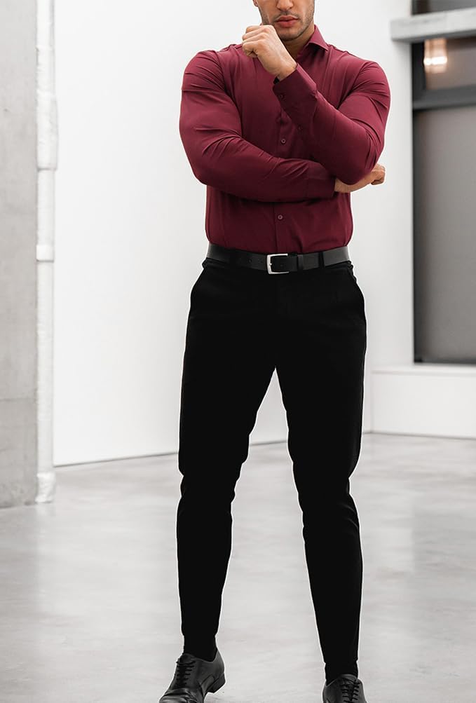 Men's Slim-Fit Shirt Spring 2025 – Wrinkle-Free – David
