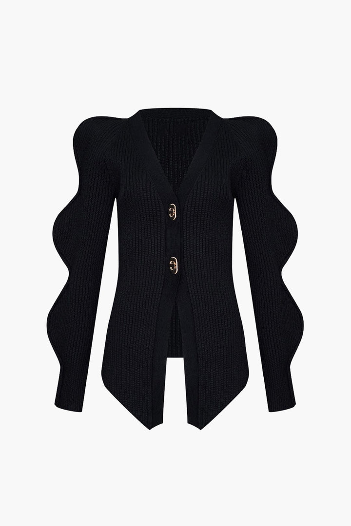 Pauline - Veste avec boutons et manches robustes