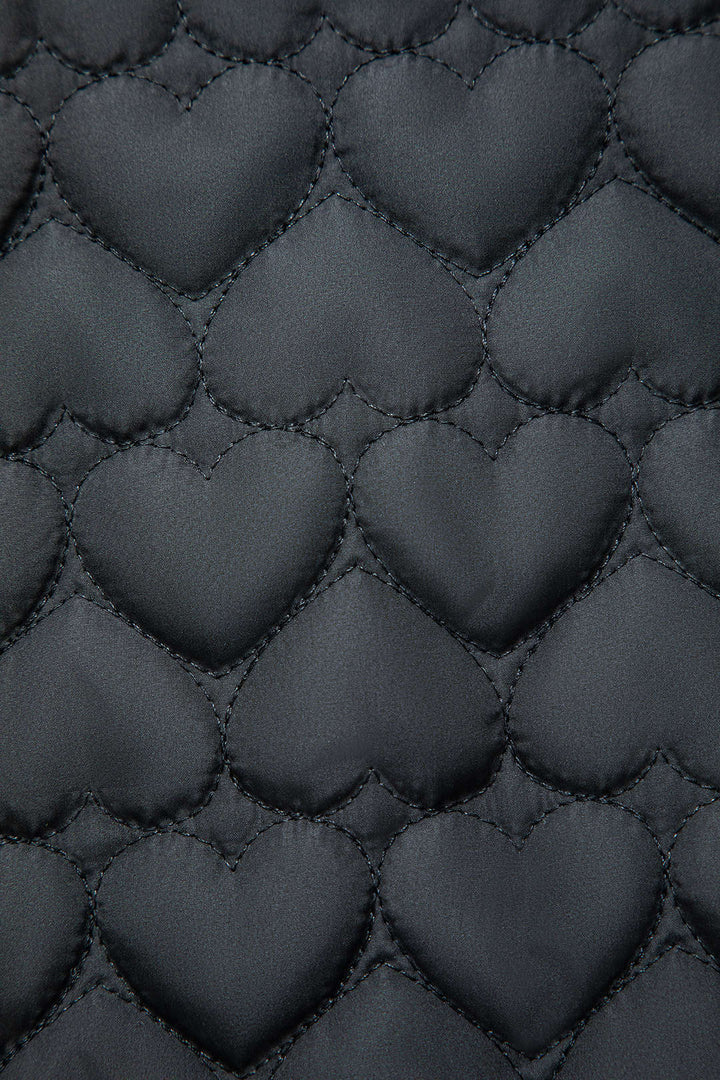 Doudoune Matelassée en Forme de Cœur – Confort et Style