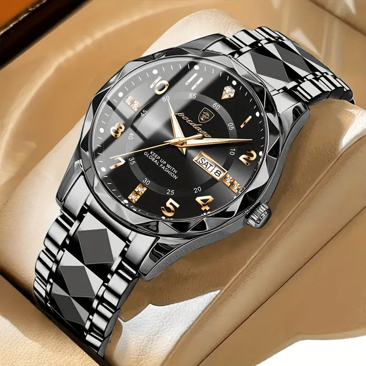 Multifunctional and Waterproof Sports Watch for Men - Titanium