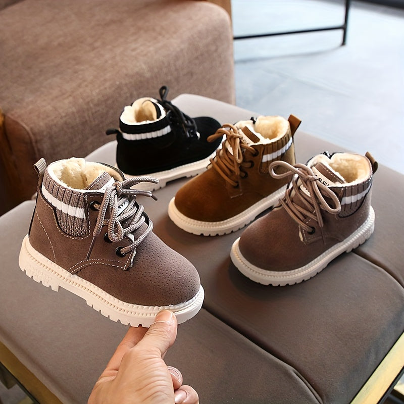 Luca – Bottines d'extérieur pour garçons avec doublure en polaire