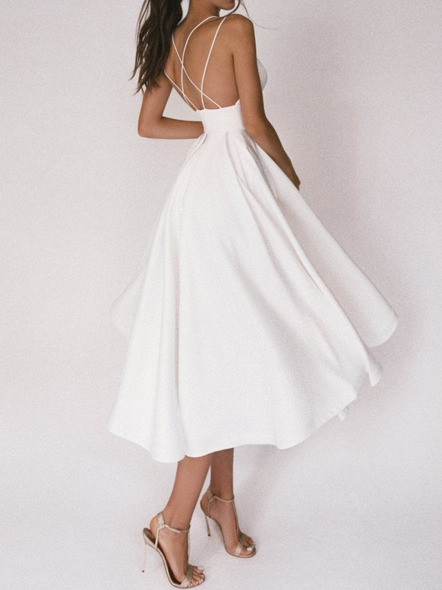 Robe Évasée Dos Nu - Élégance et Confort