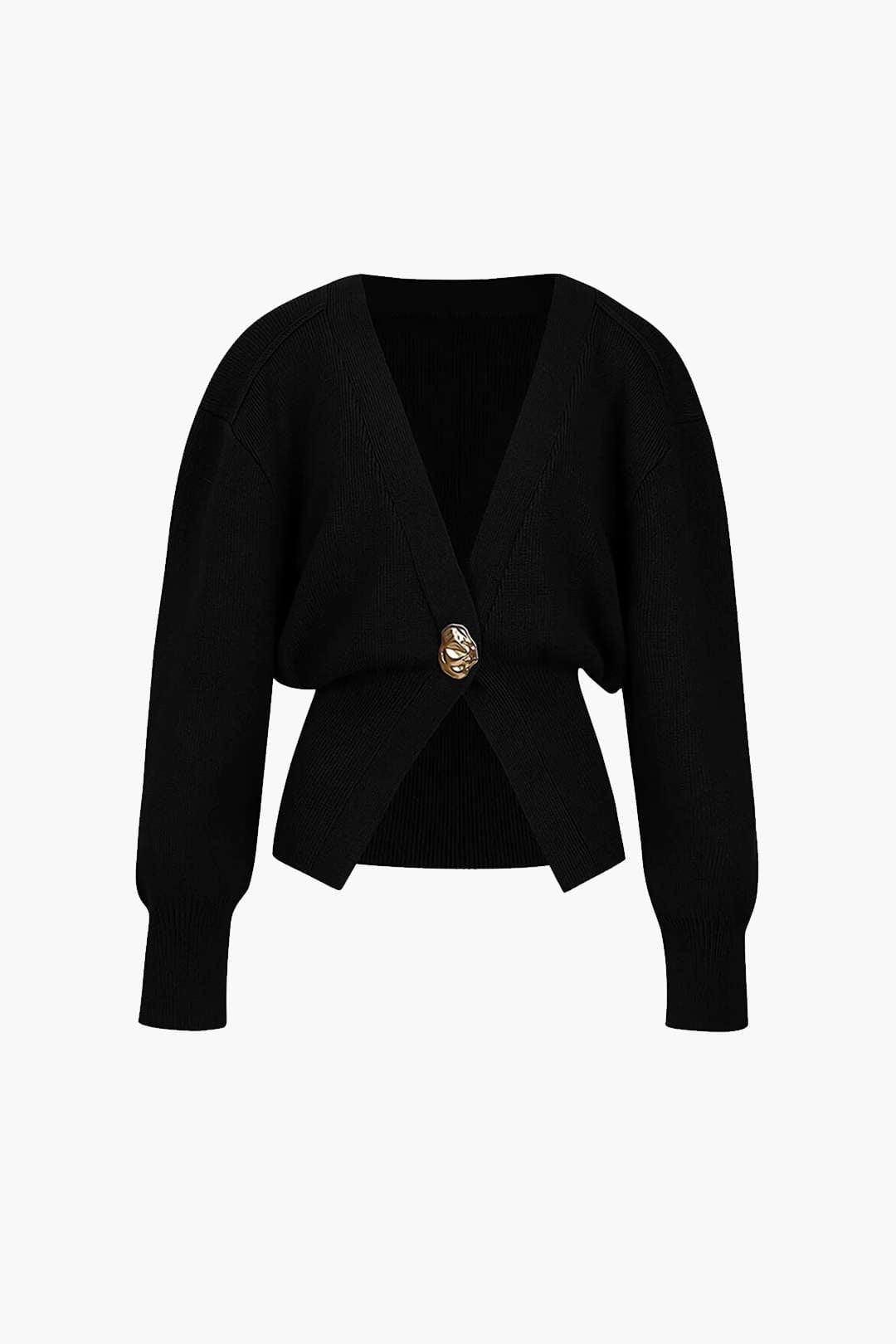 Cardigan avec un col en V