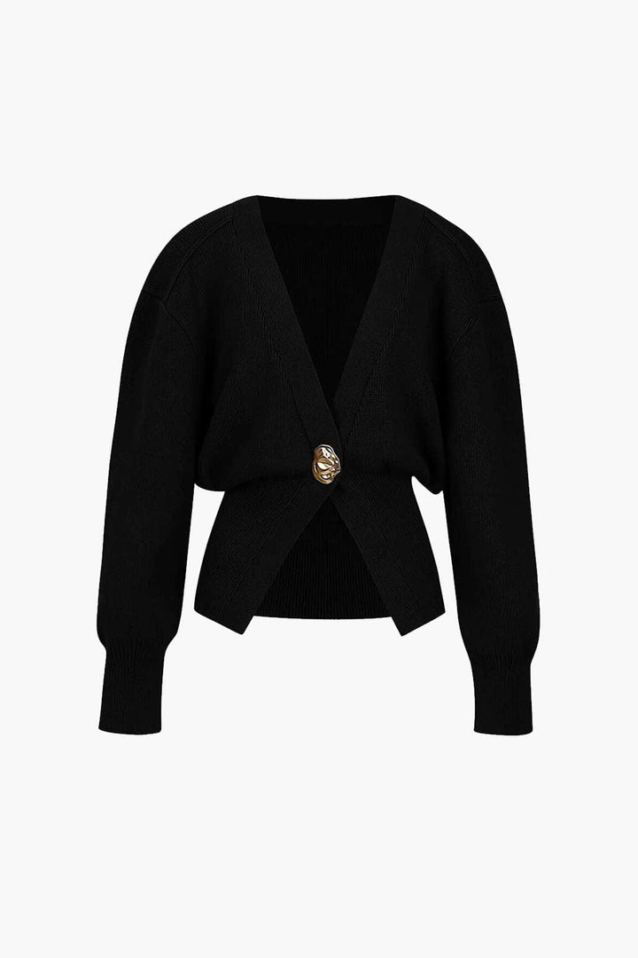Cardigan avec un col en V